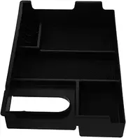 GRADENEVE Center Console Storage Box Durable Dashboard Organizer Tray for Sleek Design Generous Storage Capacity Easy to Clean Maintain Keeps Vehicle Interior Organized