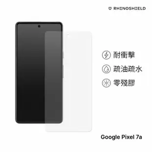 【RHINOSHIELD 犀牛盾】Google Pixel 7a 滿版衝擊曲面保護貼(獨家耐衝擊材料 原廠出貨)