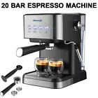 Espresso Machine 20 Bar with Milk Frother Coffee Machine Latte Cappuccino