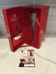 Waterford Crystal 12 Days Of Christmas Two Turtle Doves Flute 2nd Edition w/Box