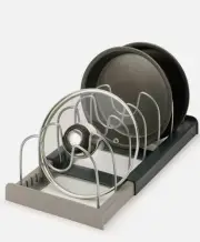 Joseph Joseph 85167 DrawerStore Expanding Cookware Organizer, Gray, One-Size