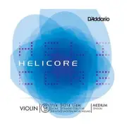 D'Addario Helicore Violin Single G String, 1/4 Scale, Medium Tension