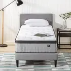 King Single Mattress Bed Euro top Pocket Spring Zoned - Zinus