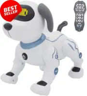 Remote Control Dog RC Robotic Stunt Puppy, Dancing Programmable w Sound for Kids
