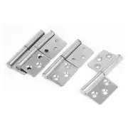 3-inch Long Stainless Steel Two Leaves Flag Hinge 4pcs for Window Door