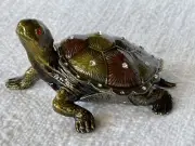 Ciel Collectables 1014944 turtle Gold Plating Trinket Box Swarovski Crystals NW