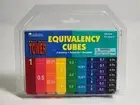 Learning Resources Fraction Tower Percents Decimals Equivalency Cubes 51 Pc New!