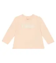 [Chloe Kids] Chloé Kids Baby logo cotton-jersey T-shirt M 12 pink