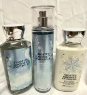 Bath & Body Works Set • Frosted Coconut Snowball • Mist/Lotion/Shower Gel