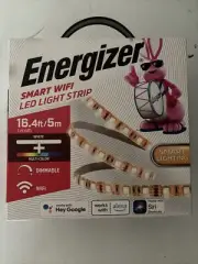 Energizer Connect Smart Multicolor+ White LED Light Strip, 16.4 Feet