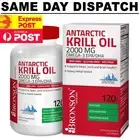 Antarctic Krill Oil 2000mg 120 Softgels with Omega-3s EPA DHA and Astaxanthin