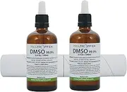 2X DMSO 99.9% Pharma Grade - Dimethyl sulfoxide Liquid (2X 3.4 oz - 2X 100ml) High Purity Set of Two.