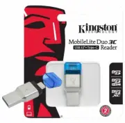 Kingston Memory Card Readers OTG Type-C MobileLite Duo 3C micro SD SDHC SDXC