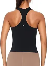 [Cathie Moochie] Racerback Workout Tank Tops for Women Sleeveless Gym Tops Active Yoga Running Shirts