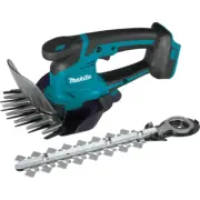 Makita 18V Lithium-Ion Cordless Grass Shear with Hedge Trimmer Blade Tool Only