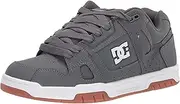 [DC Shoes] DC Men's Stag Low Top Skate Shoe, Grey/Gum, 6