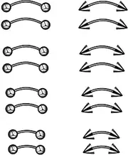 [MONAZEO] 16-32Pcs 16G Eyebrow Piercing Jewelry Surgical Steel Curved Barbell Tiny Eyebrow Ring Vertical Labret Lip Jewelry Ear Rook Navel Small Belly Button Ring for Women Men 6mm/8mm/10mm/12mm