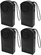 4pcs Home Door Handle Hanging Burglar Alarm Sensor Battery Powered