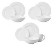 [Wilkie Brothers] Wilkie Rim Fine Bone Dinner Set - 16pcs