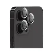 EFM Camera Protection Tempered Glass Lens Armour For 15 Pro/15 Pro Max Carbon