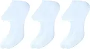 [stylFRSH] Soft & Breathable Cotton Grip Yoga Socks for All-Day Comfort, Size- 4 to 7, Pack of 3 (WS1006-3WHI-3PK-4TO7), 3 White, 4-7