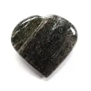 Rutilated / Rutile Quartz - 39.48g Natural Polished Heart