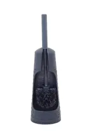 Wicker Toilet Brush with Toilet Brush Caddy, Grey by Superio Brand