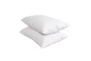 2PK Sheraton Luxury Pillow Goose Feather Breathable Cotton Japara Cover White