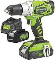 Greenworks 24V Drill Kit with 4Ah Battery and Charger