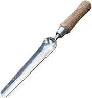 Leefasy Planting Spade Hand Spade Gardening Multifunctional Garden Weeding Spade with Wooden Handle for Yard Lawn and Farm Digging