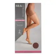 Silk Impressions Light Support Sheer 2-pack/Cocoa/20 Denier/S