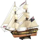 Artesania Scale 1/50 HMS Supply First Fleet Brigantine Wooden Ship Model Kit ...