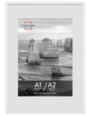 [Studio Nova] Premium Picture Poster Frame A1 to A2 in White