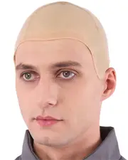 Bald Skin Head Costume Cap