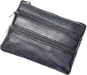[SLEDEZ] Mens Cash Change Wallet Men's Mini Coin Purse Simple Leather Short Wallet Coin Purse(Style 2)