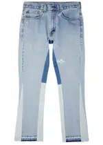 Jeanius Bar Atelier Panelled Flared Jeans - Light Blue - 30 (W30 / S) 30 (W30 / S)