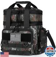 Tactical Lunch Box for Men, Expandable Large Insulated Lunch Bag for Adult, H
