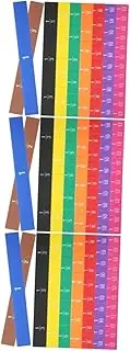 Tofficu 3 Sets Fraction Demonstration Teaching Big Classroom Math Educational Fraction Strips Students Plaything Learning Students Enlightenment Magnet