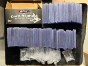 300+ Ultra Pro Top Loaders + Trading Card Stands - Various sizes - 35pt -130pt
