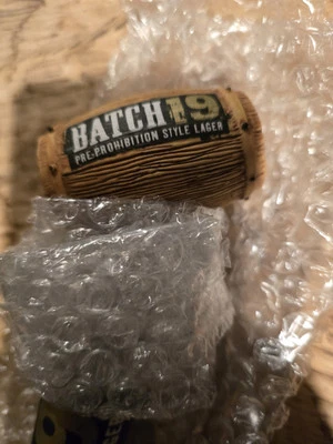 BATCH 19 PRE-PROHIBITION Barrel LAGER draft beer tap handle MOLSON COORS Keg