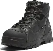 Timberland PRO men's 6 Inch Safety Puncture Resistant Csa, Endurance EV 6-Inch Waterproof Composite Toe Work Shoe Black