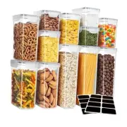 16 Pack Airtight Food Storage Container Set, BPA Free Kitchen Pantry
