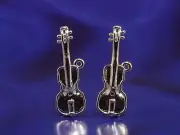 INTERNATIONAL MINIATURES - 1 Inch Scale Dollhouse Miniature - Violin 2pc IM65009