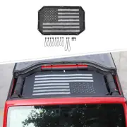 Front Door Mesh Sunshade Cover Sun Visor Bikini Top for Jeep Wrangler JK 2007-17
