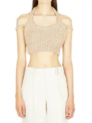 Jacquemus La Maille Nuvola in Light Brown