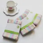 4Pcs Cotton Tea Towels Lint-Free Cleaning Rag Wipes Dish Cloth Tableware