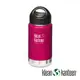 klean kanteen Loop Cap寬口不鏽鋼保溫瓶12oz/355ml 野莓紅 K12VWSSL