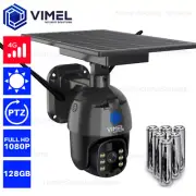 4G Wireless 128GB Solar Security Farm Camera PIR Sensor LIVE Night Vision PTZ
