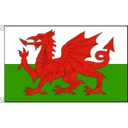 Wales Flags & Bunting - 5x3' 3x2' & Giant 8x5' Welsh Table Hand - Dragon