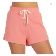 Volcom Women's Lil Fleece Pink Shorts Small 4 6 NWT
